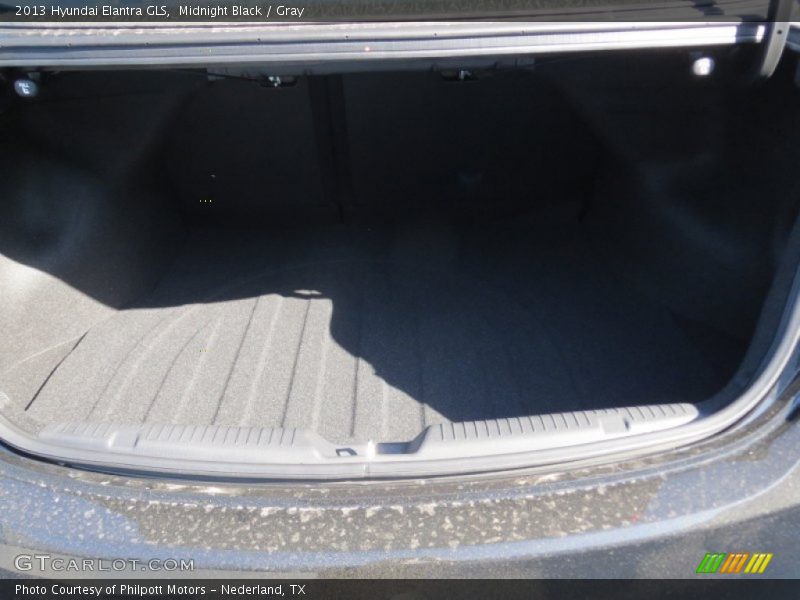 Midnight Black / Gray 2013 Hyundai Elantra GLS