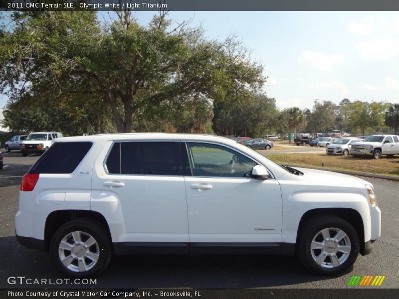 Olympic White / Light Titanium 2011 GMC Terrain SLE
