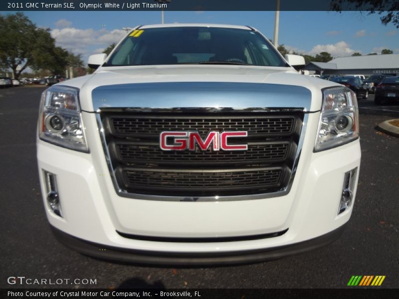 Olympic White / Light Titanium 2011 GMC Terrain SLE