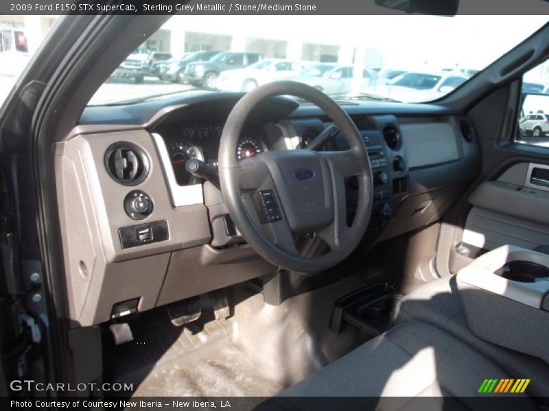 Sterling Grey Metallic / Stone/Medium Stone 2009 Ford F150 STX SuperCab