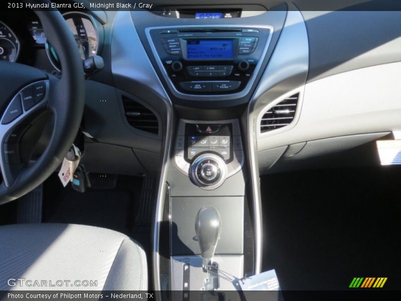 Midnight Black / Gray 2013 Hyundai Elantra GLS