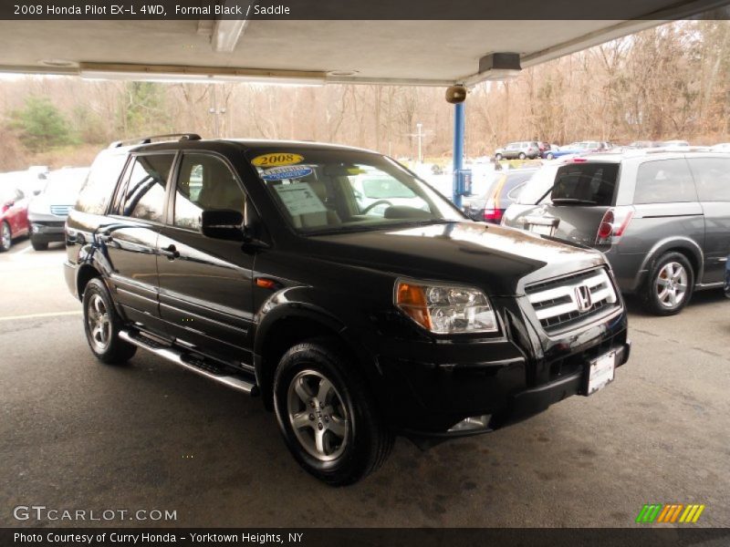 Formal Black / Saddle 2008 Honda Pilot EX-L 4WD