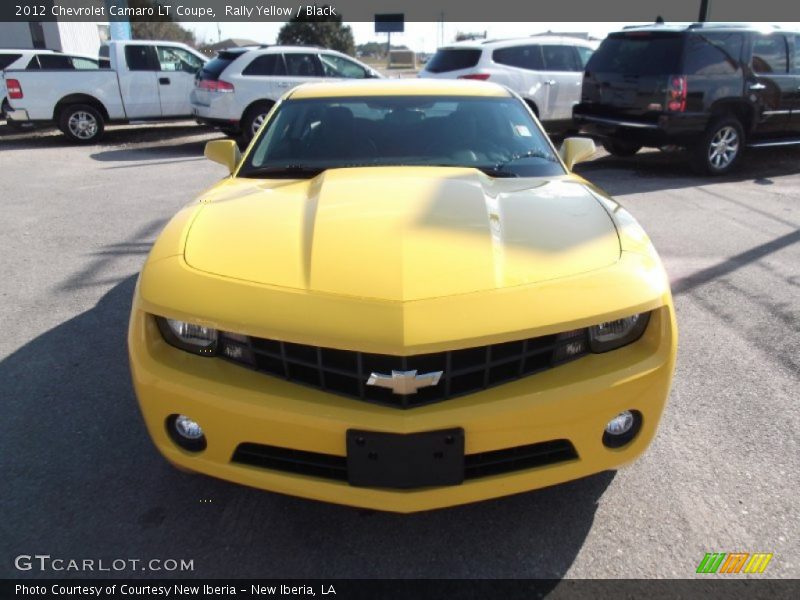 Rally Yellow / Black 2012 Chevrolet Camaro LT Coupe