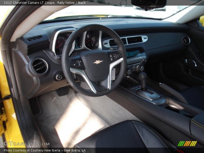 Rally Yellow / Black 2012 Chevrolet Camaro LT Coupe