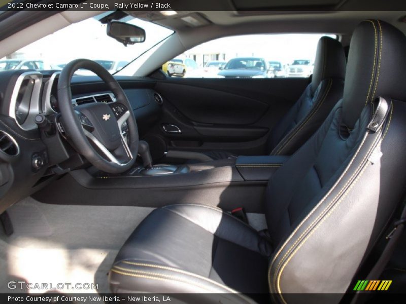 Rally Yellow / Black 2012 Chevrolet Camaro LT Coupe