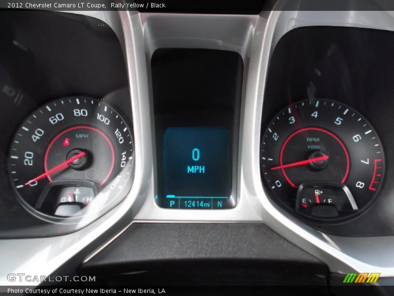 Rally Yellow / Black 2012 Chevrolet Camaro LT Coupe