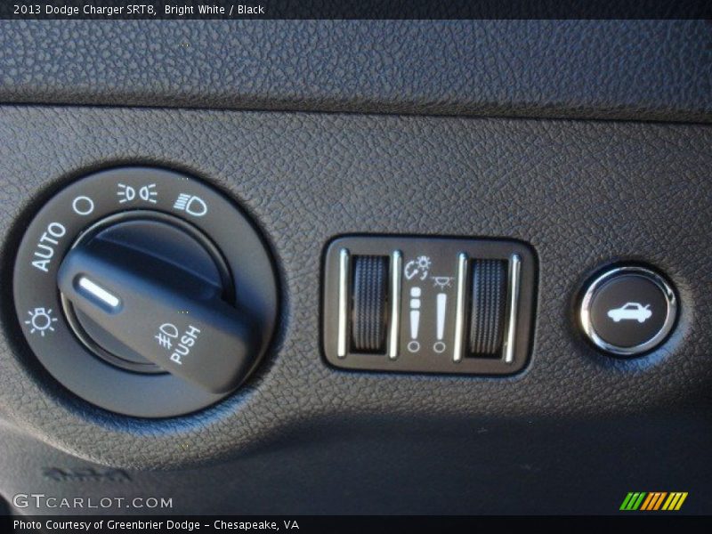 Controls of 2013 Charger SRT8