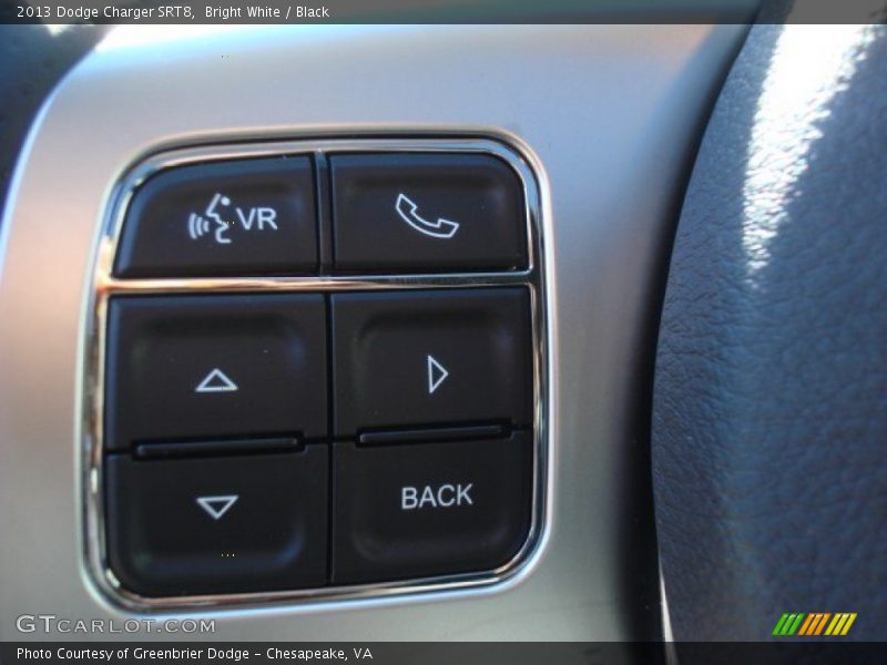 Controls of 2013 Charger SRT8