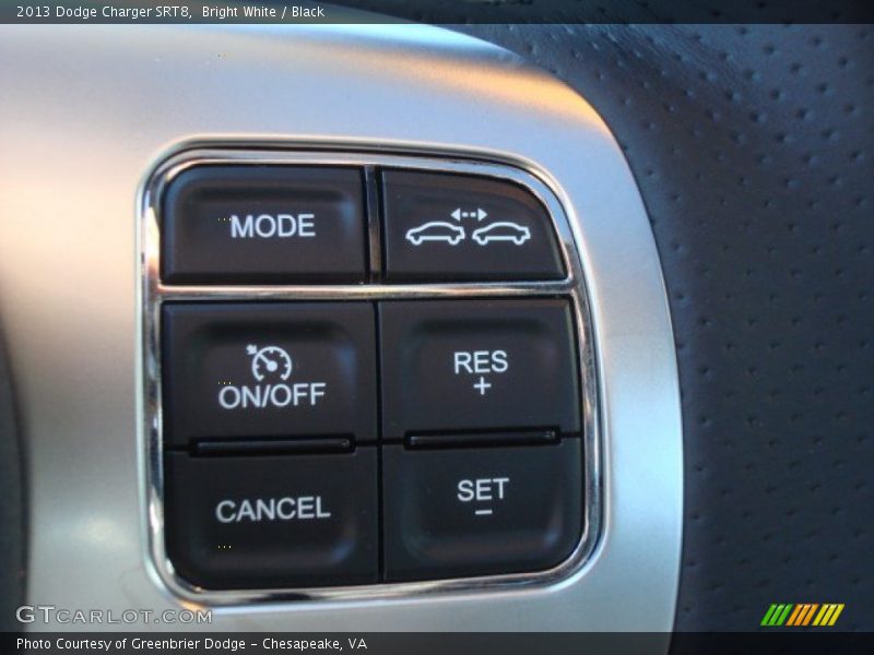 Controls of 2013 Charger SRT8