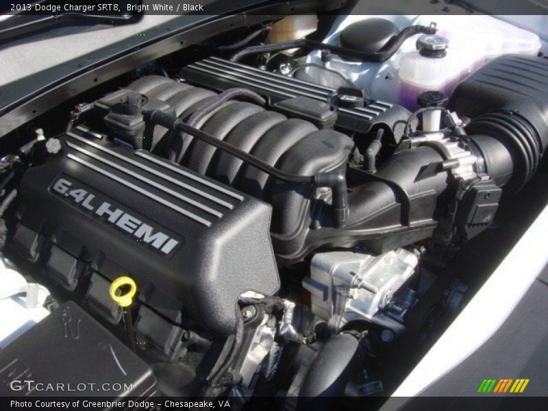  2013 Charger SRT8 Engine - 6.4 Liter 392 cid SRT HEMI OHV 16-Valve VVT V8
