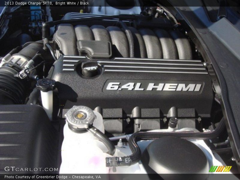  2013 Charger SRT8 Engine - 6.4 Liter 392 cid SRT HEMI OHV 16-Valve VVT V8