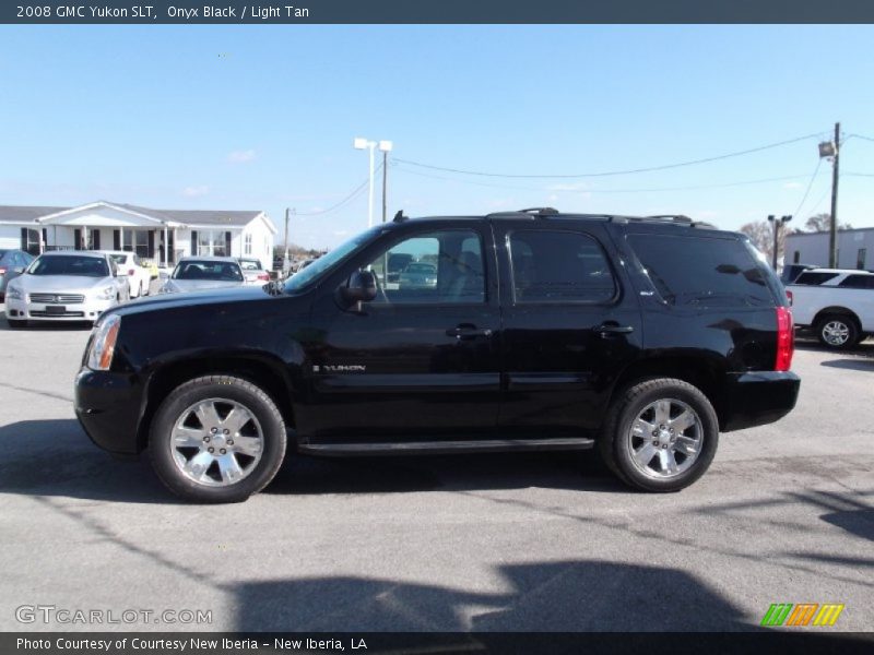 Onyx Black / Light Tan 2008 GMC Yukon SLT