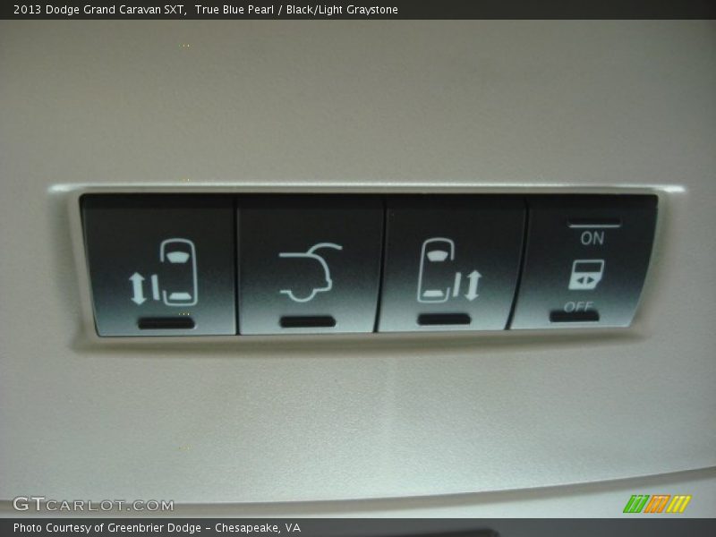 True Blue Pearl / Black/Light Graystone 2013 Dodge Grand Caravan SXT