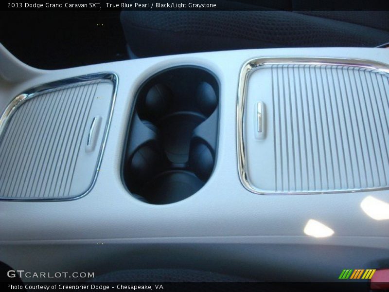 True Blue Pearl / Black/Light Graystone 2013 Dodge Grand Caravan SXT