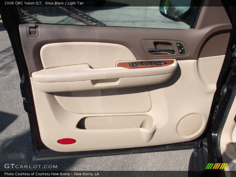 Onyx Black / Light Tan 2008 GMC Yukon SLT