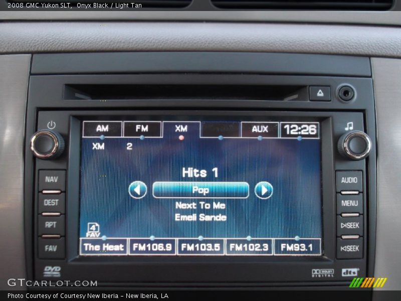 Onyx Black / Light Tan 2008 GMC Yukon SLT