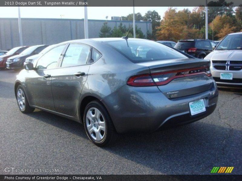 Tungsten Metallic / Black 2013 Dodge Dart SE