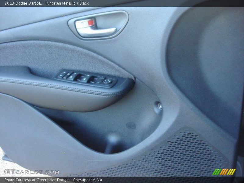 Tungsten Metallic / Black 2013 Dodge Dart SE