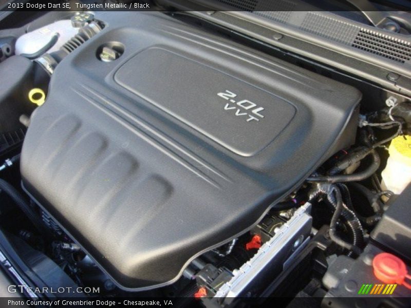 Tungsten Metallic / Black 2013 Dodge Dart SE