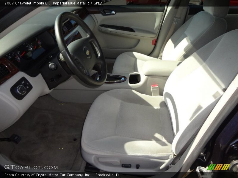 Imperial Blue Metallic / Gray 2007 Chevrolet Impala LT