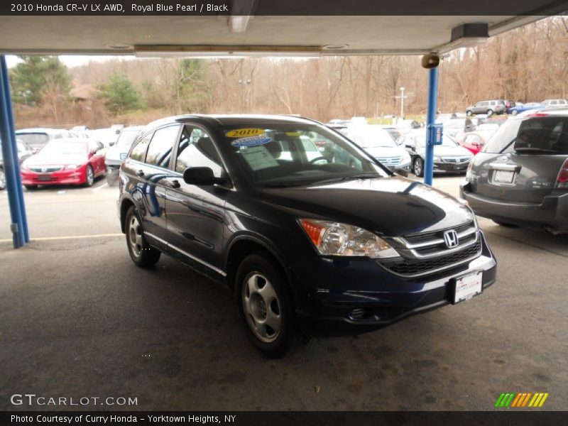 Royal Blue Pearl / Black 2010 Honda CR-V LX AWD