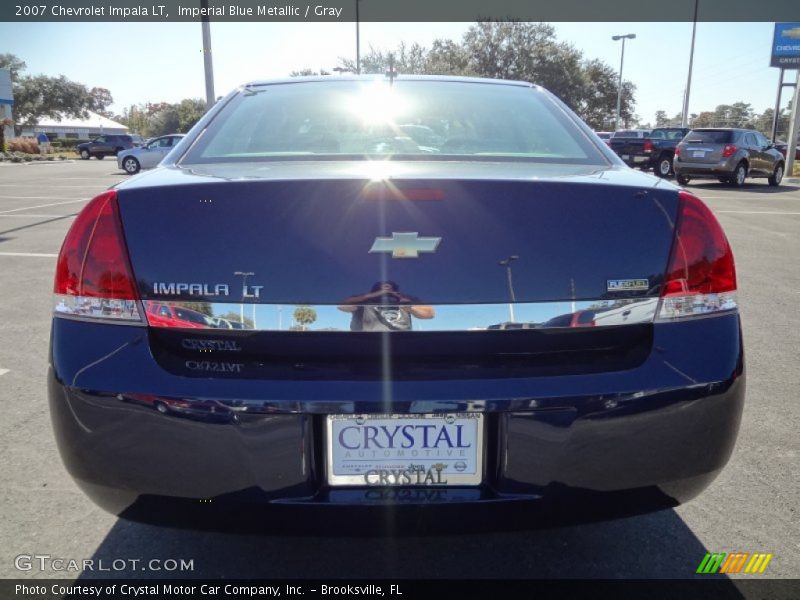 Imperial Blue Metallic / Gray 2007 Chevrolet Impala LT