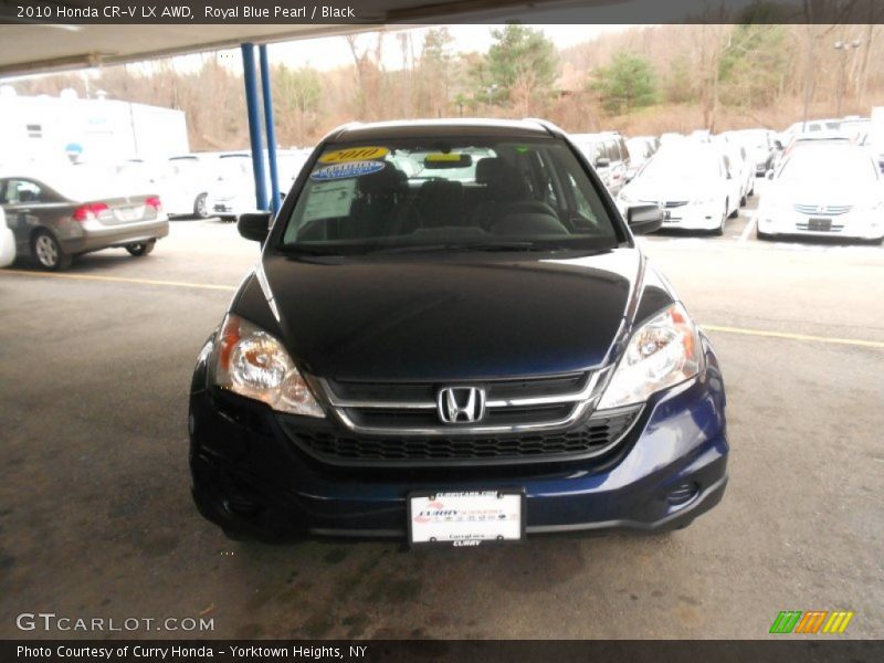 Royal Blue Pearl / Black 2010 Honda CR-V LX AWD