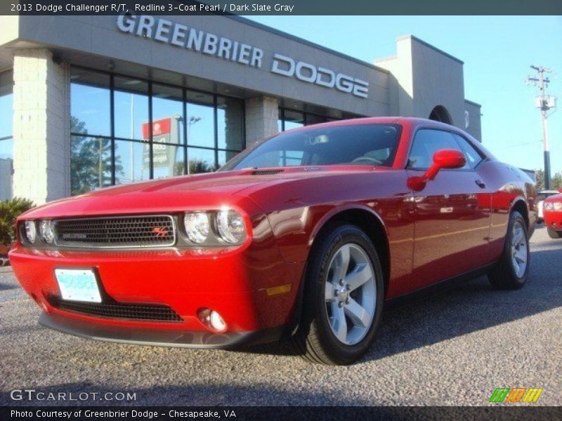 Redline 3-Coat Pearl / Dark Slate Gray 2013 Dodge Challenger R/T