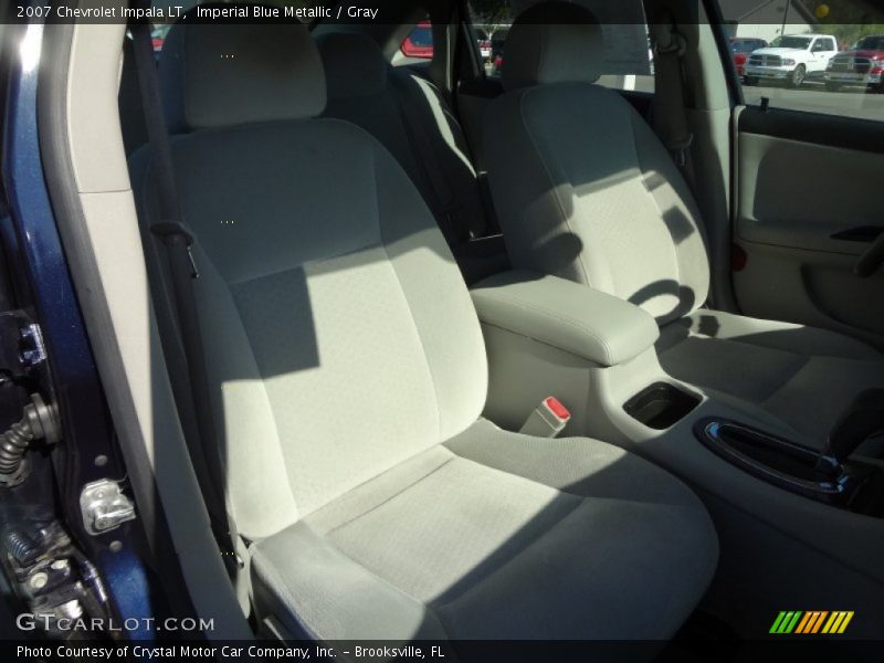 Imperial Blue Metallic / Gray 2007 Chevrolet Impala LT