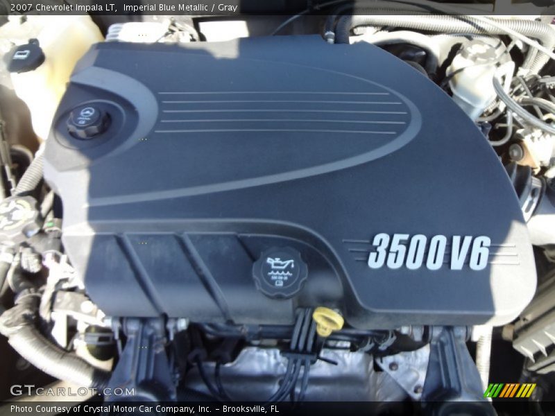 Imperial Blue Metallic / Gray 2007 Chevrolet Impala LT