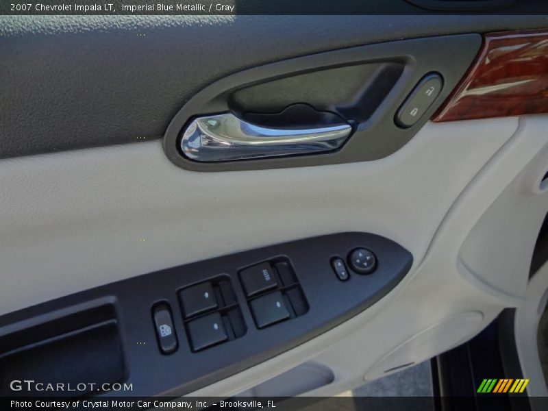 Imperial Blue Metallic / Gray 2007 Chevrolet Impala LT