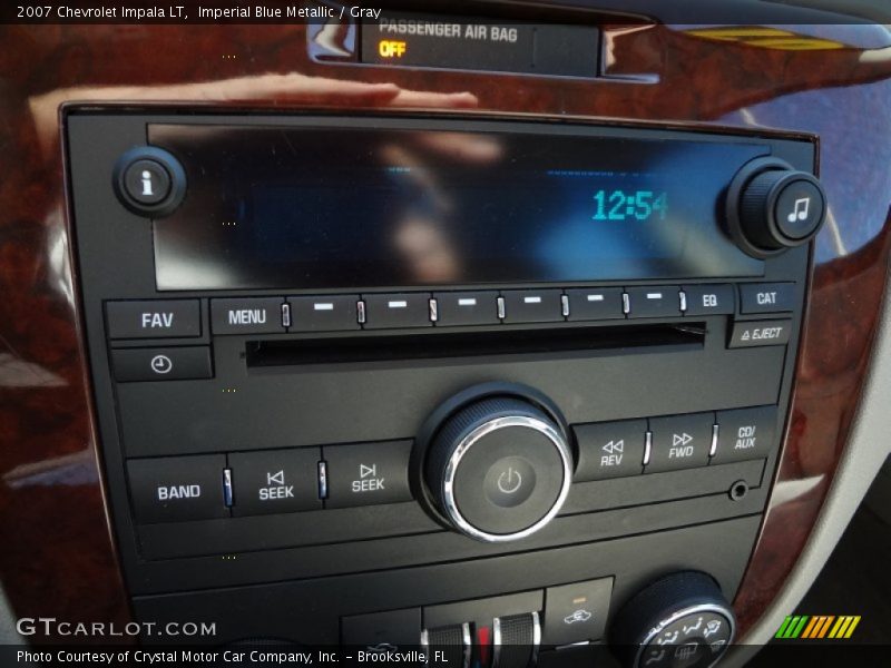 Imperial Blue Metallic / Gray 2007 Chevrolet Impala LT