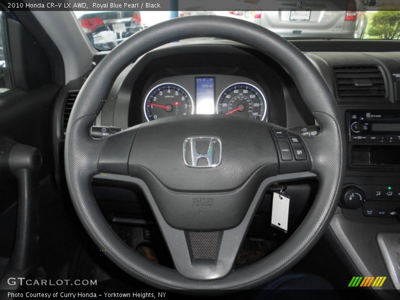 Royal Blue Pearl / Black 2010 Honda CR-V LX AWD