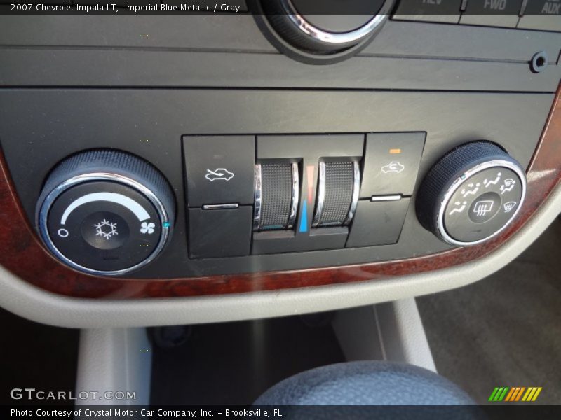 Imperial Blue Metallic / Gray 2007 Chevrolet Impala LT