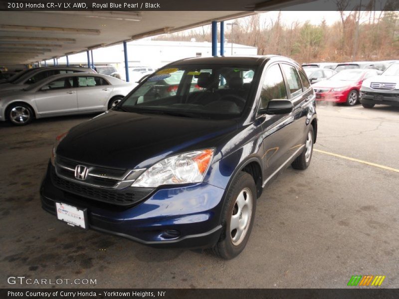Royal Blue Pearl / Black 2010 Honda CR-V LX AWD