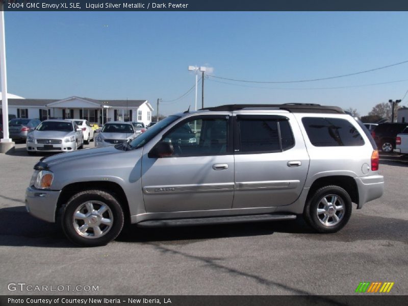 Liquid Silver Metallic / Dark Pewter 2004 GMC Envoy XL SLE