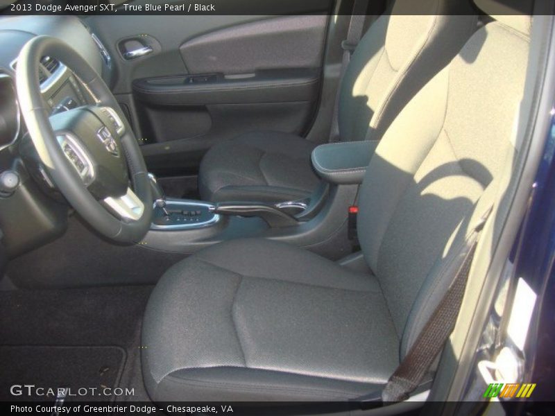 True Blue Pearl / Black 2013 Dodge Avenger SXT