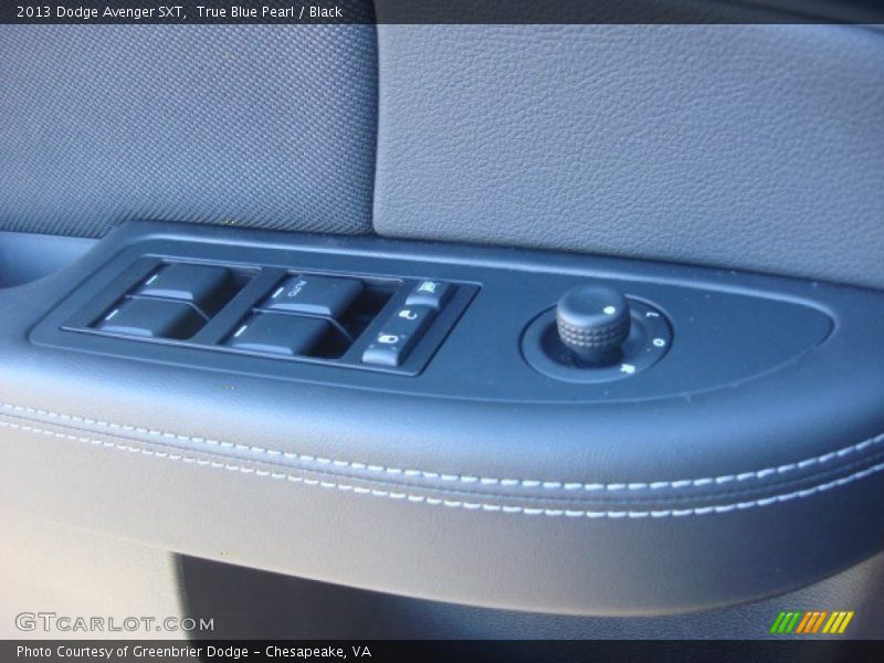 True Blue Pearl / Black 2013 Dodge Avenger SXT