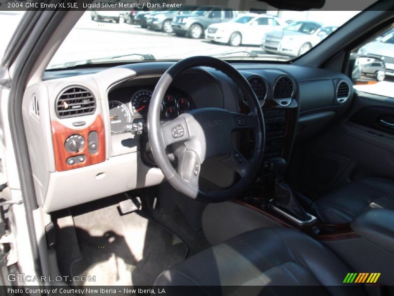 Liquid Silver Metallic / Dark Pewter 2004 GMC Envoy XL SLE
