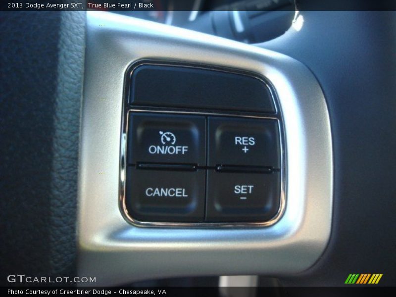 True Blue Pearl / Black 2013 Dodge Avenger SXT