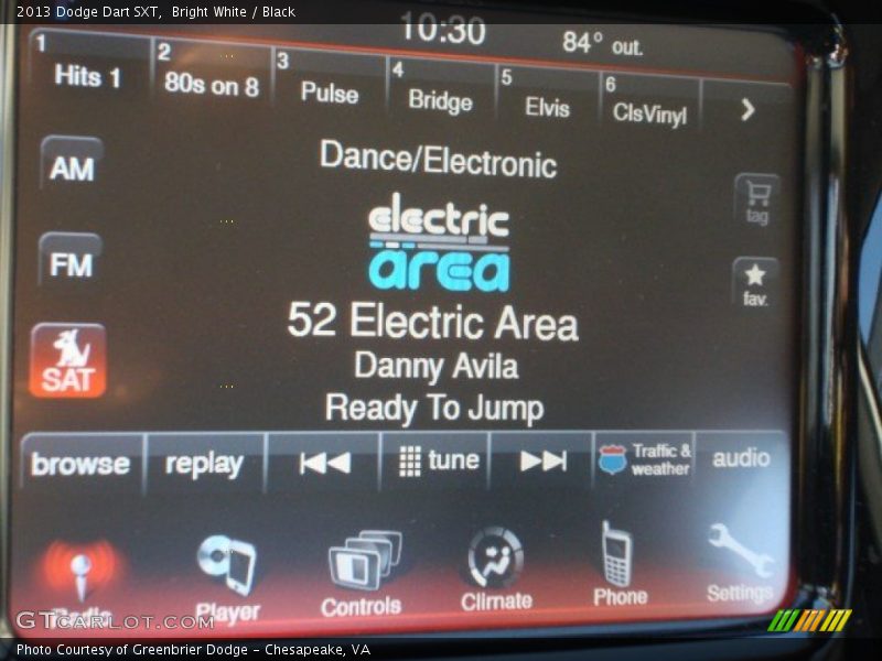 Bright White / Black 2013 Dodge Dart SXT