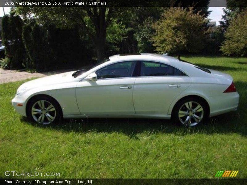 Arctic White / Cashmere 2009 Mercedes-Benz CLS 550