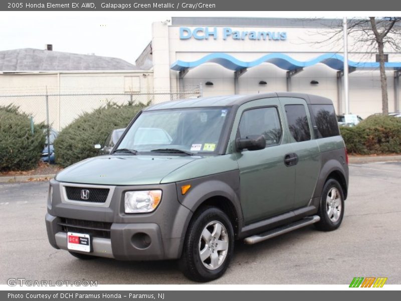 Galapagos Green Metallic / Gray/Green 2005 Honda Element EX AWD