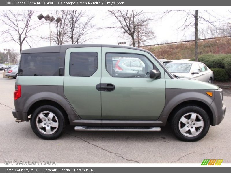 Galapagos Green Metallic / Gray/Green 2005 Honda Element EX AWD