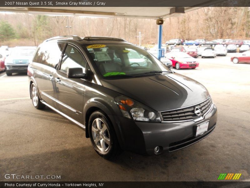 Smoke Gray Metallic / Gray 2007 Nissan Quest 3.5 SE