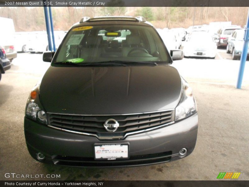 Smoke Gray Metallic / Gray 2007 Nissan Quest 3.5 SE