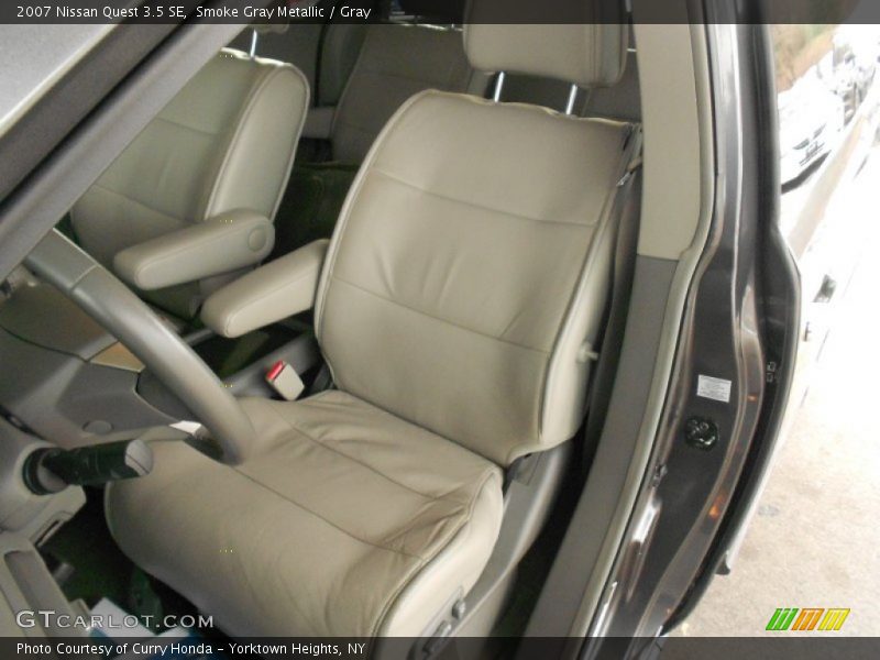Smoke Gray Metallic / Gray 2007 Nissan Quest 3.5 SE