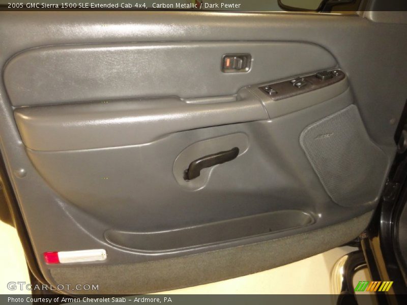 Carbon Metallic / Dark Pewter 2005 GMC Sierra 1500 SLE Extended Cab 4x4