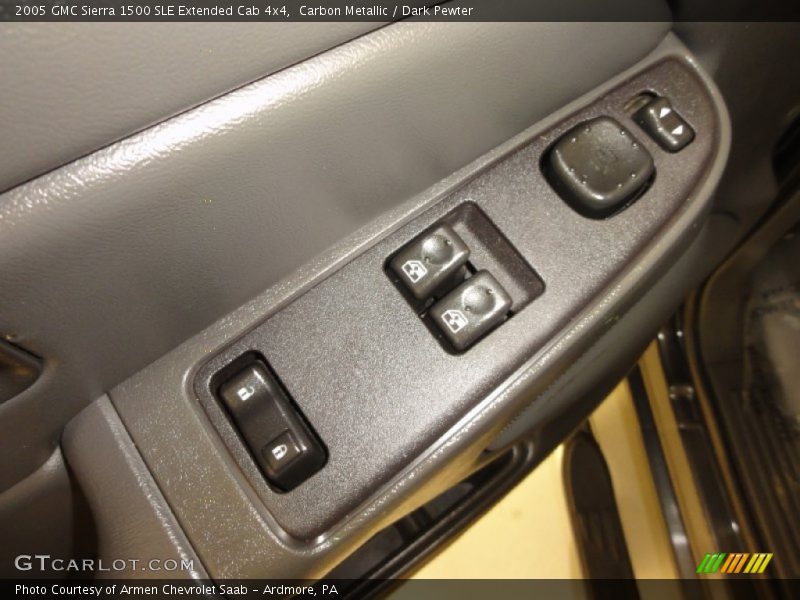 Carbon Metallic / Dark Pewter 2005 GMC Sierra 1500 SLE Extended Cab 4x4