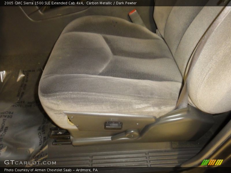 Carbon Metallic / Dark Pewter 2005 GMC Sierra 1500 SLE Extended Cab 4x4
